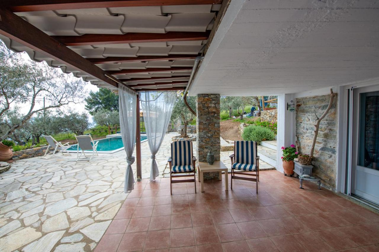 Villa Marouda กลอซซา ภายนอก รูปภาพ